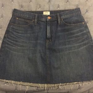 J Crew Denim Skirt